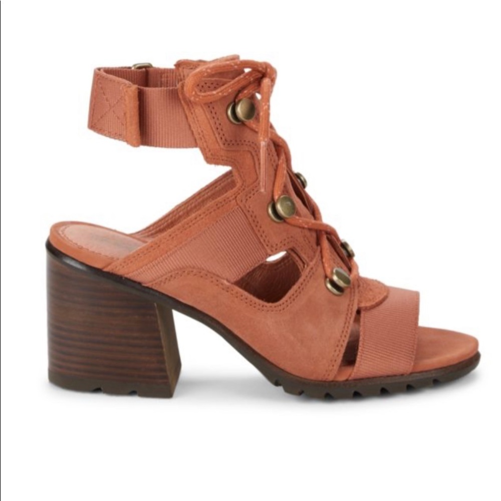 Sorel Nadia Laceup Heels